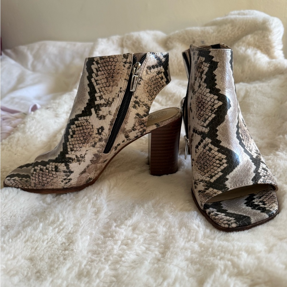 Snakeskin Ankle Boots